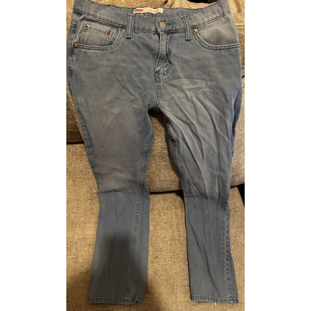 EUC Levi's 511  Boys 18 Slim Fit Jeans Light Wash Stretch 29X29